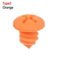 thumbnail image 1 of Champagne Drink Wine Outlet Cap Reusable Silicone Wine Bottle Stopper Sealer Plug Wine Stopper Bottle Cover ORANGE TYPE2, 1 of 1