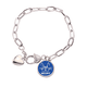 thumbnail image 1 of Mira la cara del gato. Pulsera de cadena de corazón joyería encanto moda, 1 of 3