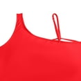 thumbnail image 4 of Feimerou Women One Shoulder One Piece Swimsuits Full Coverage Cutout Mesh Sheer Sarong Wraps Sexy Bathing Suits Tummy Control Swimwear Valentine'S Day Gifts, 4 of 6
