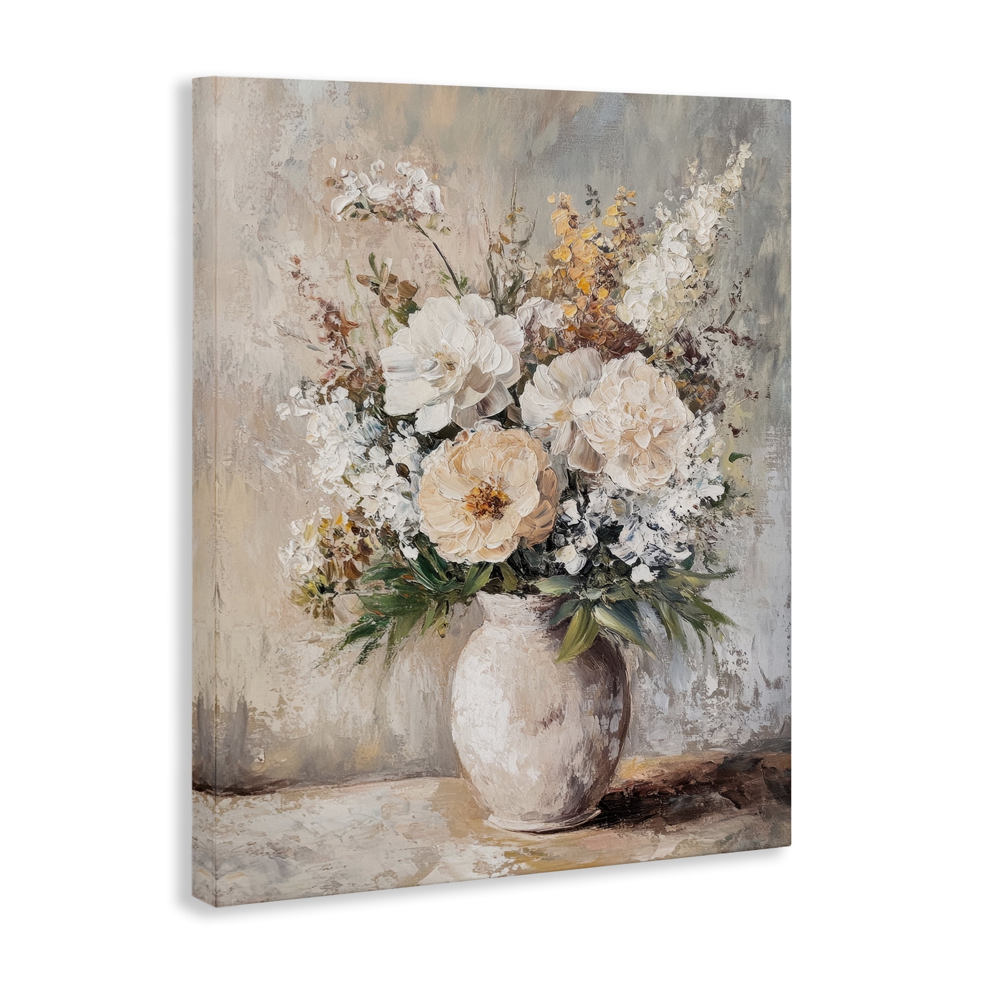 Stupell Industries Bouquet of Wildflowers Plants & Flowers Painting Wrapped Canvas Art Print Wall Art, 24 x 30