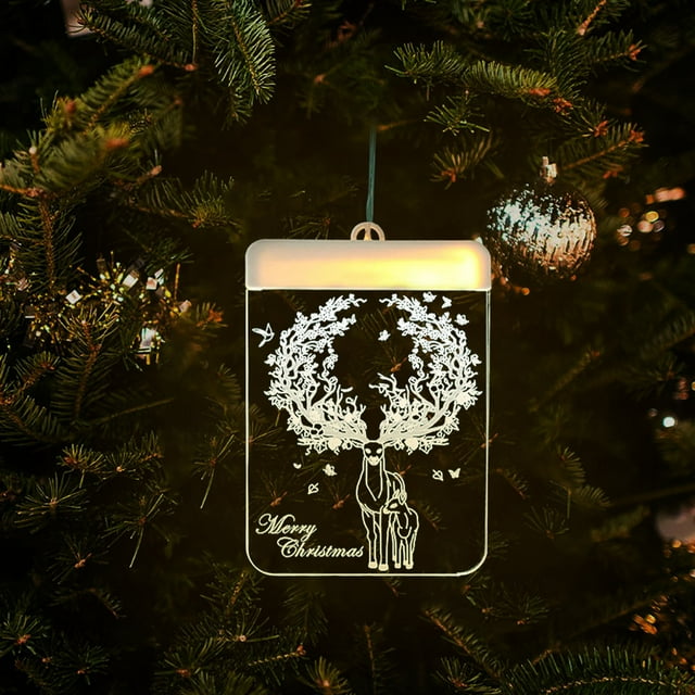 Hanging Light for Holiday Party Indoor Outdoor Home Festival Xmas Tree Decoration