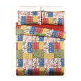 thumbnail image 2 of Modern Heirloom Farmhouse Florals 3-Piece Quilt Set, Multicolor, Full/Queen, All Ages, 2 of 6