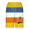 thumbnail image 5 of Pantalones Cortos Casuales para Hombre Imprimir con Bolsillos Pantalones de Playa de Cintura Elástica, Pantalones Cortos de Cintura Elástica para Hombre, 5 of 5