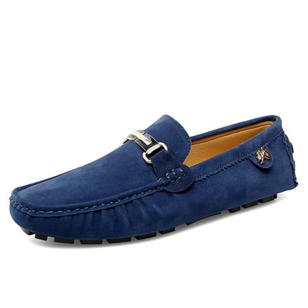 

Women‘s Metal Buckle Decor Flat Loafers Solid Color Comfortable Slip On Soft Sole Shoes Casual Driving Shoes