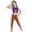 Y-322Orange59, variant on MEZZALL Girls Glitter Metallic Stripe Leggings Performance Dance Pants Stretchy Straight Leg Trousers Stage Kids Versatile Toddler Solid Color Athletic Simple Slacks