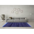 thumbnail image 3 of Ahgly Company Indoor Square Abstract Purple Modern Area Rugs, 8' Square, 3 of 4