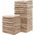 thumbnail image 2 of 24 Pack Kitchen Dishcloths - Does Not Shed Fluff - Reusable Dish Towels, Dish cloths, Super Absorbent Coral Fleece Cleaning Cloths, Nonstick Oil Washable Fast Drying, 7 x 9 Inch (Multicolor), 2 of 10