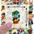 thumbnail image 6 of 35pcs-50pcs Pirate Adventure Stickers Stationery Stickers Nautical Kids Stickers Funny Graffiti Decals for Luggage Suitcase Laptop, 6 of 9