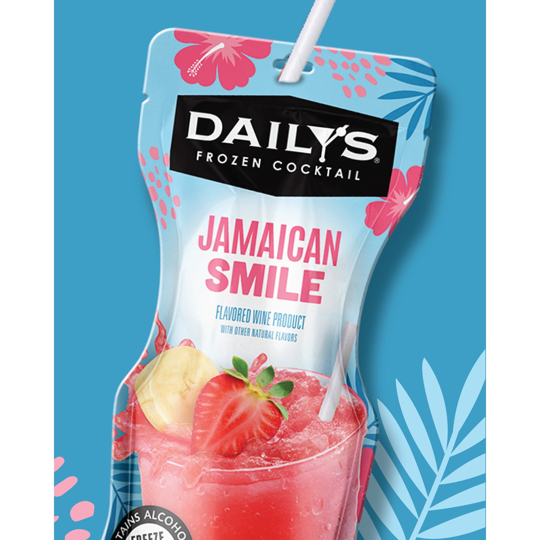 Daily's Blue Hawaiian Orange Tropical Wine Based Cocktail, 10 oz