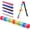Rainbow, variant on 8' Folding Gymnastics Balance Beam, Floor Balance Beam w/Carry Handles Anti-Slip Base for Kids, Beginners & Professional Gymnasts