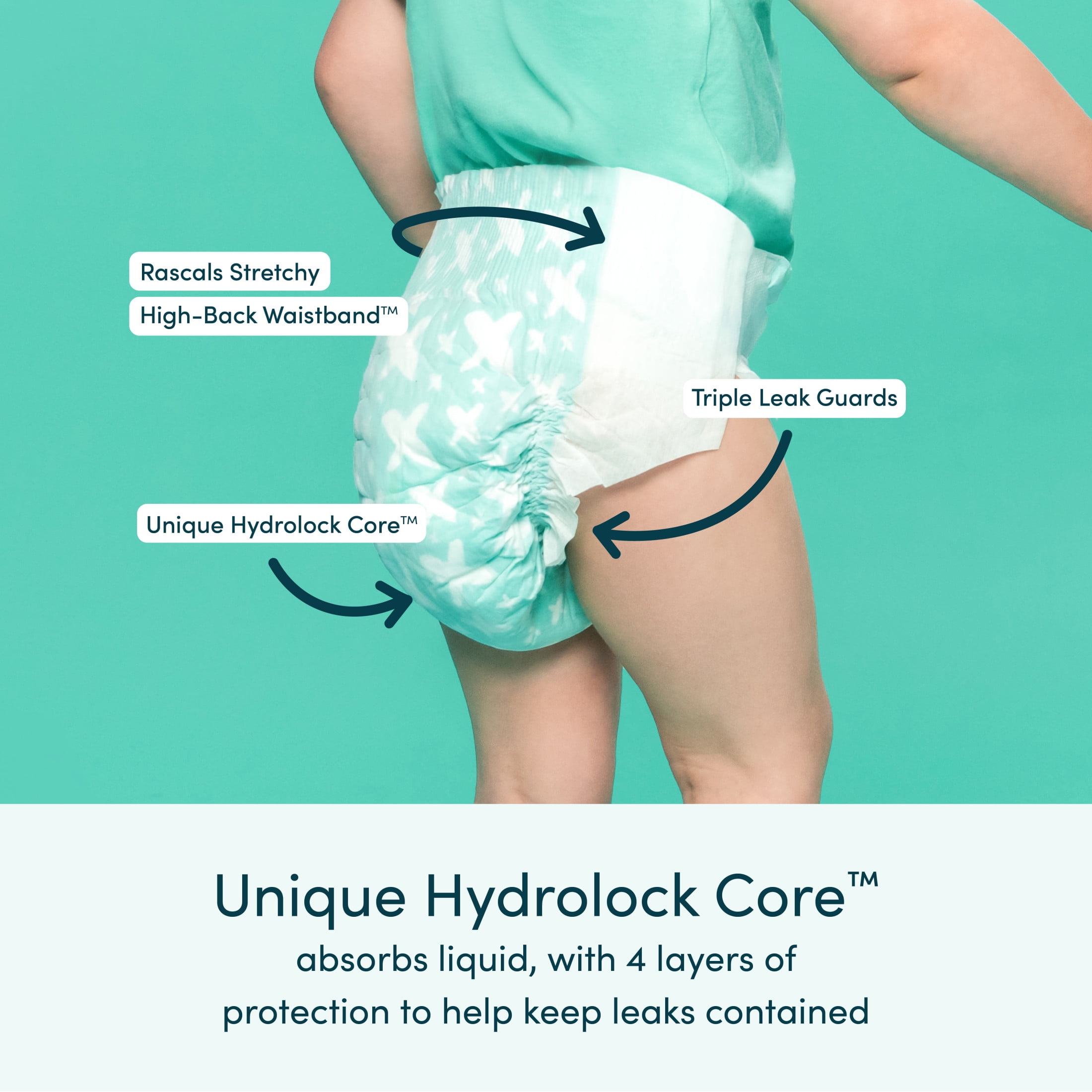 Les Couches Premium Rascals Prématuré jusqu'à la taille 7 Prématuré jusqu'à la taille 7