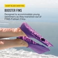thumbnail image 2 of Aletas de natación FINIS Booster Fin, color morado, para niños de 6 a 8 años, 2 of 5