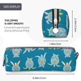 thumbnail image 3 of Rocae Sea Turtle for Pen and Marker Pouch with Zipper for Men and Women, Stationery Bag Pen Holder for Work and Office, 3 of 9