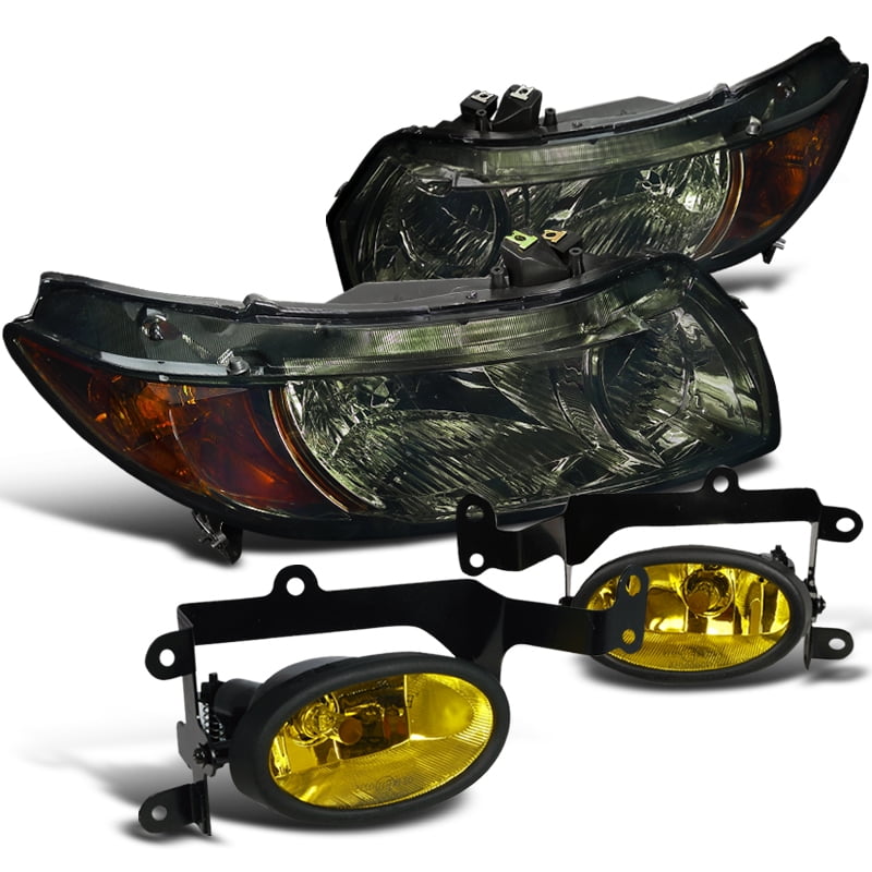 SpecD Tuning For 20062008 Honda Civic 2Dr Oem Smoke Headlights