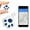 Dark Blue, variant on GPS for Dogs, Intelligent Anti-Lost Pet Tracker( Bluetooth 5.0)，Item Finders，Mini Cat Paw Shaped Dog GPS Collar Tracking Device for Pets Kids Key Luggage Wallet