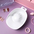 thumbnail image 3 of 1Pc Single-layer Soaking Bowl Nail Removal Bowl Rectangular Nail Care Bowl Manicure Care Bowl (White), 3 of 4