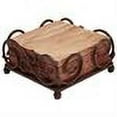 thumbnail image 2 of Thirstystone Brown Wrought Iron Scroll Coaster Holder, 2 of 2