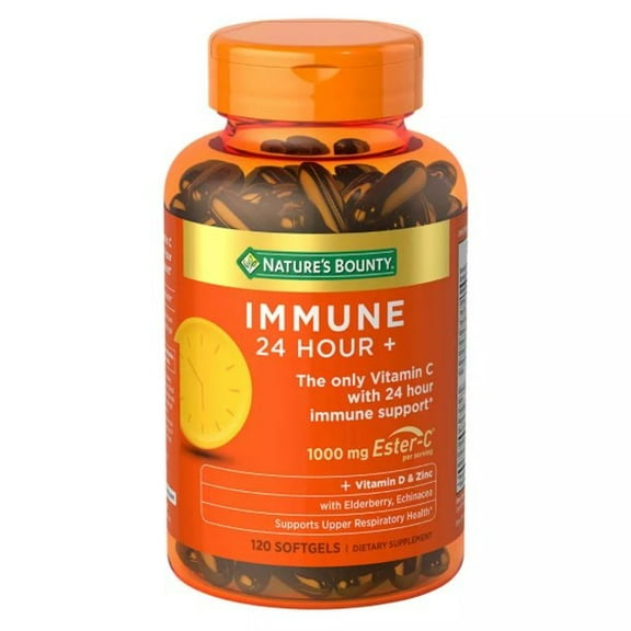 Nature's Bounty Immune 24 Hour   1000 mg Ester-C- 120 Softgels