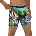 thumbnail image 4 of Lsque Bluey Pattern Men's Performance Stretch Underwear, Athletic Long Leg Briefs，Moisture-Wicking-Small, 4 of 6