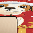 thumbnail image 3 of CURLYOOT Christmas Beagle Dog Runner Rug 2'x6' Washable Kitchen Runner Rug Indoor Non Slip Laundry Rugs Floor Carpet for Hallway Kitchen Entryway Bedroom Living Room, 3 of 9