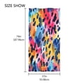thumbnail image 4 of Leopard Print Colorful Beach Towel Oversized Sandproof Absorbent Quick Dry Towels Adult for Travel Vacation Essentials, 4 of 7