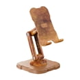 thumbnail image 3 of Soporte para teléfono con rotación de 360 ​​grados, plegable, ángulo ajustable y estable. De madera, 3 of 9