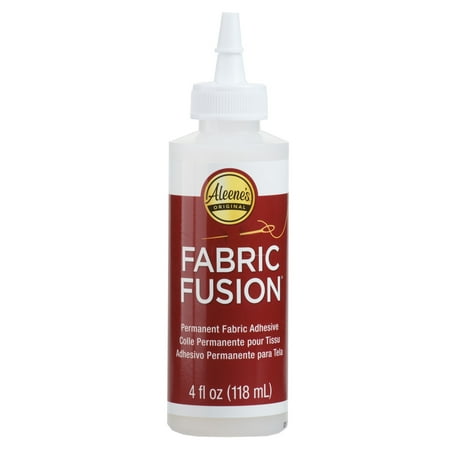 Aleene's Permanent Fabric Fusion Adhesive, 4 Fl. (Best Fabric Glue For Clothes)