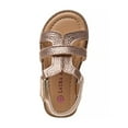thumbnail image 6 of Laura Ashley Girl Glitter Open Toe Toddler Strappy Sandals, Gold, 10, 6 of 7