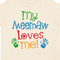 thumbnail image 4 of Inktastic Me Meemaw Loves Me Cute Boys or Girls Toddler T-Shirt, 4 of 5