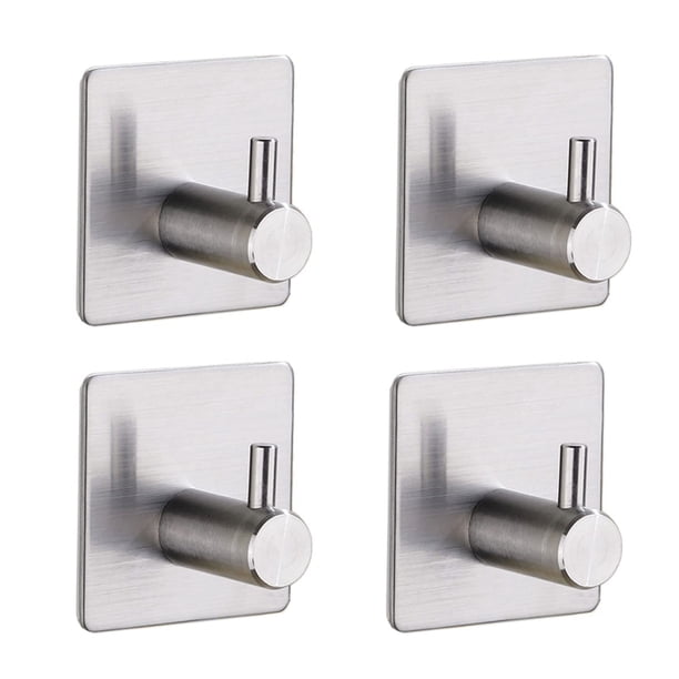 Ganchos adhesivos KLEVERISE de acero inoxidable resistentes e impermeables
