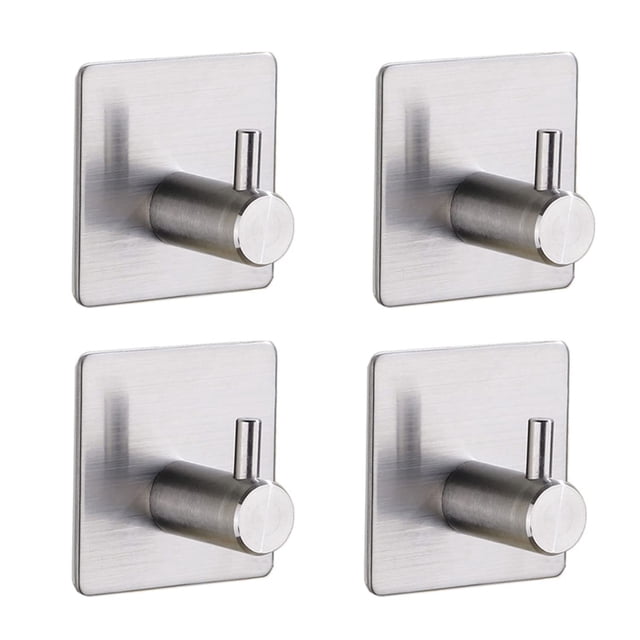 Ganchos adhesivos KLEVERISE de acero inoxidable resistentes e impermeables
