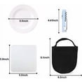 thumbnail image 2 of Kit de desorden para cubiertos de cocina para acampar, organizador de cubiertos, juego de 13 utensilios para comer pinic con plato ecológico, cuchara, cuchillo, tenedor, abridor de vino, tenedor, 2 of 5