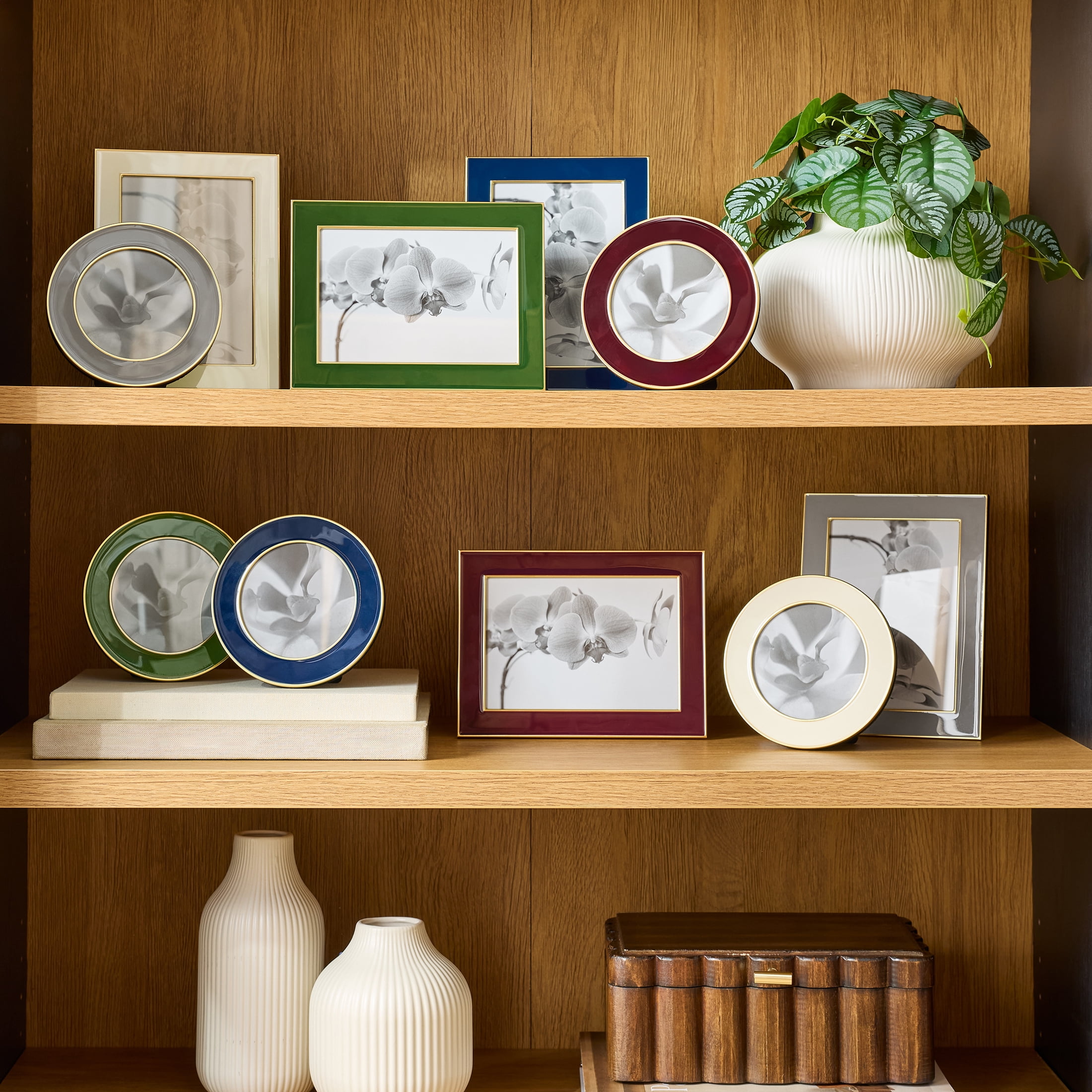 Better Homes & Gardens – 5x7 Picture Frame – Grey/Gold Tabletop Photo Frame