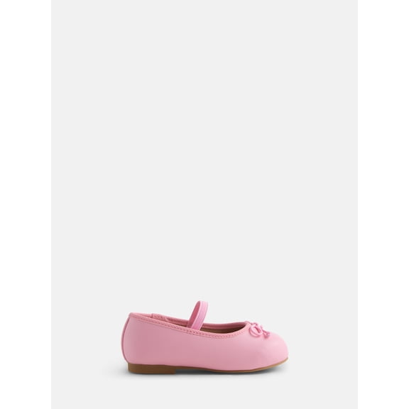 Wonder Nation Baby Girls Bow Ballet Flats