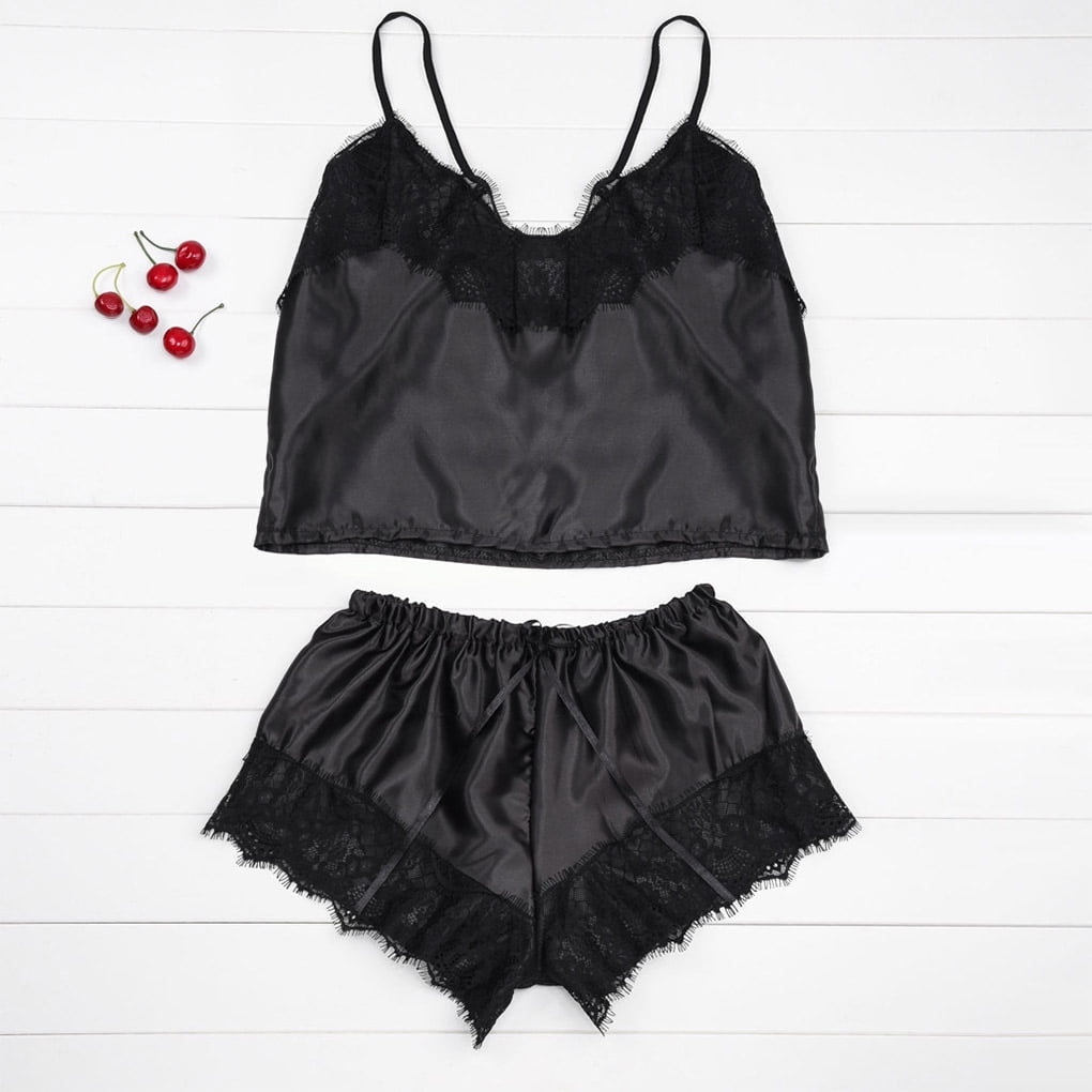 Lace pj short set sale