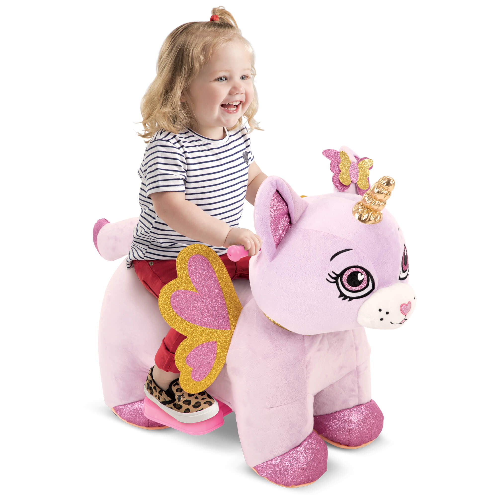 6v plush ride on unicorn