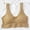 26-Khaki, variant on YWDJ Push up Bras for Women Plus Size Pullover Sleep Bras Wirefree Comfy Bras Wide Strap Full Coverage Sports Bras Low Support Wrap Workout Bras Padded Gym Bras Solid Bras White L