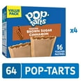 thumbnail image 2 of Pop-Tarts Toaster Pastries, Breakfast IFF17 Foods, Kids Snacks, Frosted Brown Sugar Cinnamon, Value Pack (64 Pop-Tarts), 2 of 3