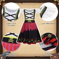 thumbnail image 5 of Benylion Girls Pirate Costume Kids Halloween Dress Up Toddler Pirate Outfits Christmas Birthday Party Cosplay Clother for 5-6 Years, 5 of 7