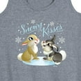 thumbnail image 3 of Disney Bambi - Christmas - Snowy Bunny Kisses - Women's Racerback Tank Top, 3 of 5