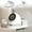 White, variant on CuiLiyq No Drilling Security Camera Wall Mount, Plastic Bracket for Home Monitor and Mini Speaker, Adhesive Installation with Ventilation Holes (White)