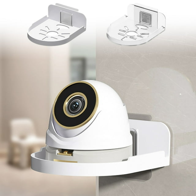 Vaidha Easy To Install Security Camera Wall Mount No Drilling Required Home Monitor Bracket For Security Camera Kid Monitor Mini Speaker Placement