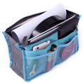 thumbnail image 4 of 2 Pack Magik Travel Insert Handbag Purse Large Liner Organizer Tidy Bags (Sky Blue), 4 of 6