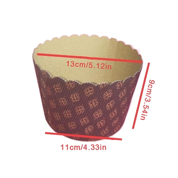 5pcs Paper Mold for Panettone Cake Decorating Baking Tools for Christmas and Holidays in the Kitchen