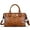 Brown, variant on Genuine Leather Purses and Handbags Women Vintage Shoulder Bag Crossbody Satchel