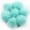 Blue, variant on Craft Pom Pom Balls: Faux Fur Pom Poms with Elastic Loop, 20 Pcs Fluffy Puff Balls for Crafts, Hats, Scarves, Gloves, Knitting, Keychains, Bags, 3 Inches (Navy Blue)