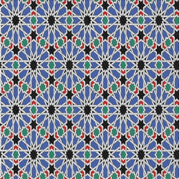 Ahgly Company Machine Washable Indoor Square Transitional Light Steel Blue Area Rugs, 4' Square