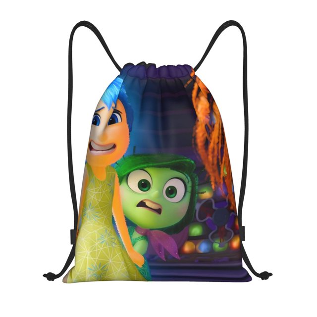 Zufioo Sens Dessus Dessous 2 Sac de Sport Imprimé Sac de Gym à Ficelles Lavable en Machine Sac à Dos à Ficelles Robuste pour Hommes Femmes-Moyen