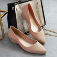 thumbnail image 4 of Clearance! Women Flat Shoes Comfortable Slip on Pointed Toe Ballet Flats, 4 of 9