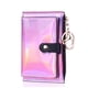 thumbnail image 3 of Monedero con cremallera y láser brillante para mujer, llavero, tarjetero, monedero, 3 of 5